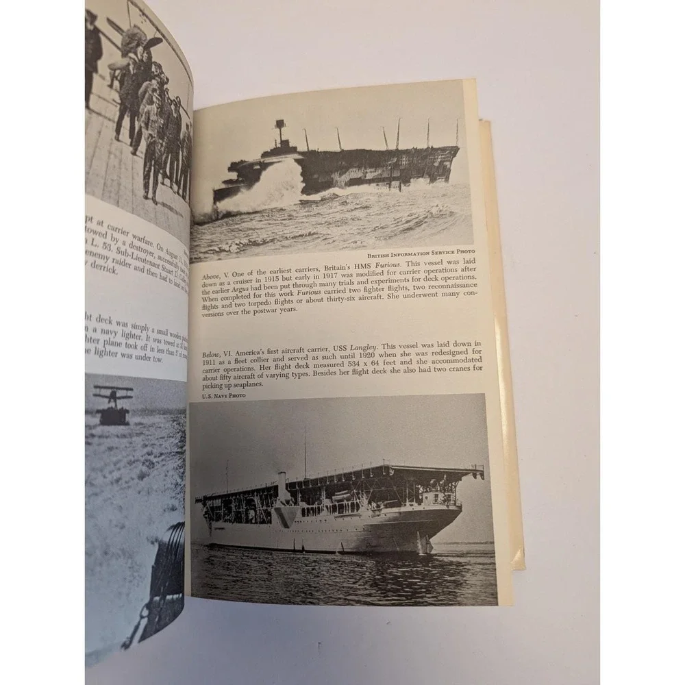 SQUADRONS OF THE SEA Arch‎ Whitehouse 1962 1st Ed Aircraft Carrier History WWII